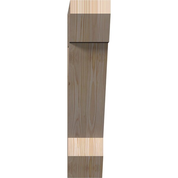 Traditional Slat Smooth Bracket, Douglas Fir, 5 1/2W X 26D X 26H